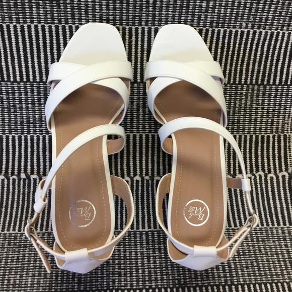 Delightful White Wedges by Beverly Mills - Picture 2 of 6